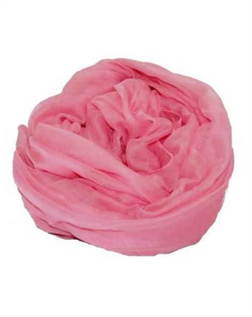 Billede af Ensfarvet tørklæde, lyserød